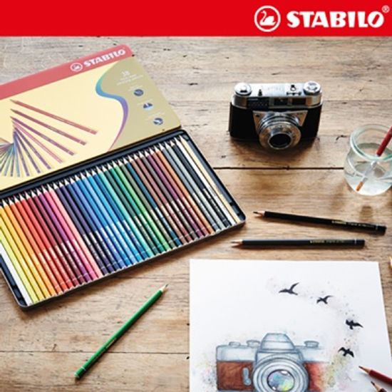 스타빌로 오리지널 색연필 / 12색 세트