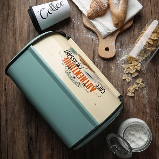 레트로 빈티지 브레드박스 디자인 빵 스토리지 보관함