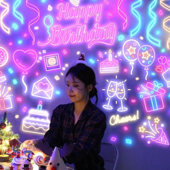 생일빔 파티용품 미니빔 프로젝터 홈파티 이벤트