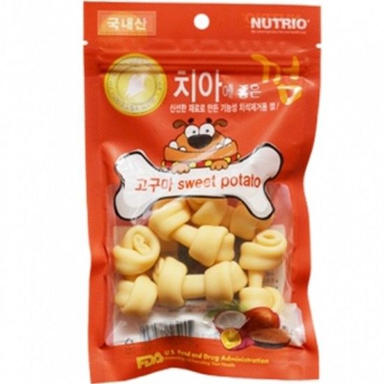 강아지 개껌 껌 좋은껌 고구마 (80g) 3개 애견간식(W0C5EC1)