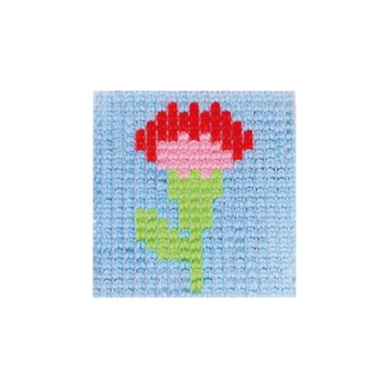 꼬마 카네이션 스킬자수 만들기 패키지 DIY