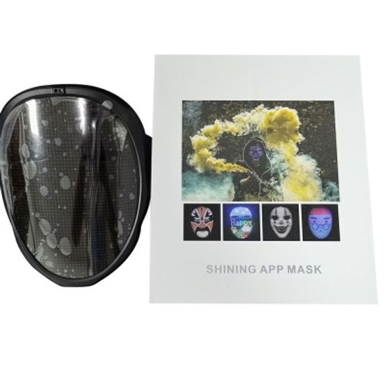 앱으로 마음대로 변환하는 LED RGB 할로윈마스크