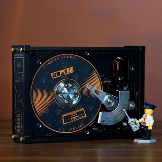 EleksMaker 돌아가는 턴테이블모양 RGB 스피커