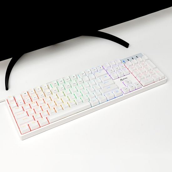 에이투 LED 게이밍 기계식 키보드 AG0302 USB 적축 