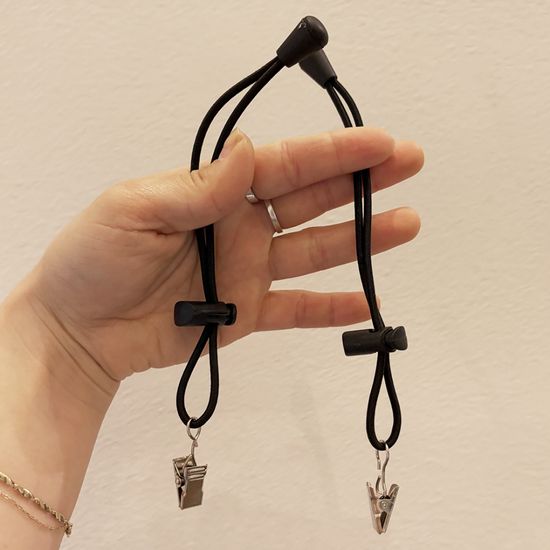 바지밑단클립 바지단 줄이기 밑단 고정 끌림 방지 