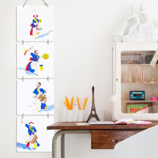 nv320-멀티아크릴액자_우리의쏘울사물놀이3(4단소형)