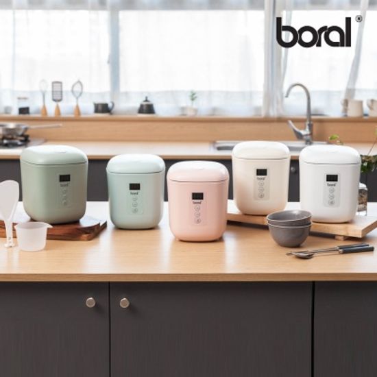 보랄(BORAL) 1.2리터 미니 전기밥솥 BR-M250RC