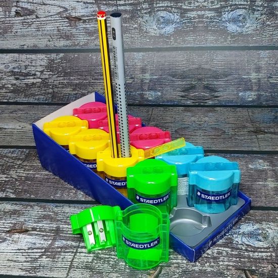 스테들러 날개형 2홀 연필깎이 513 006 1Box(10개)