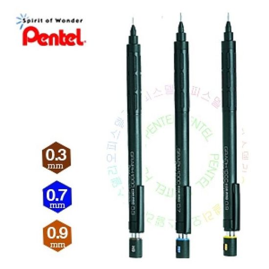 그래프 1000 0.3_0.7_0.9mm 샤프 PG1003_PG1007[W8004