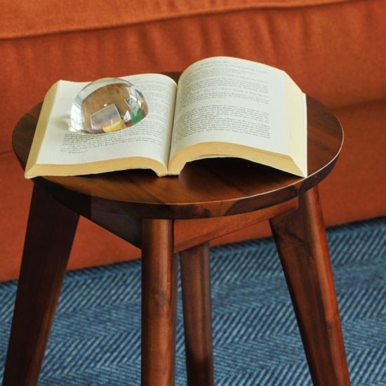 에이든_티크 스툴