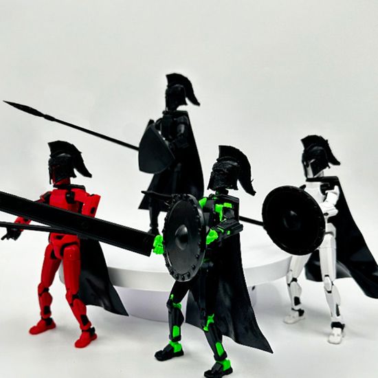 3D 프린팅 협객 기사 다관절 액션 피규어 블록 조립 