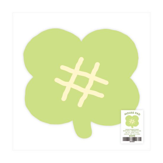 메론빵 클로버 마우스패드