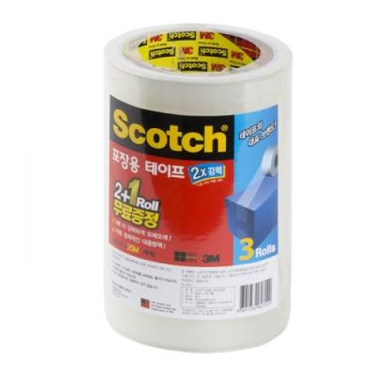 박스테이프3625V(2+1)투명 (3M) 255942