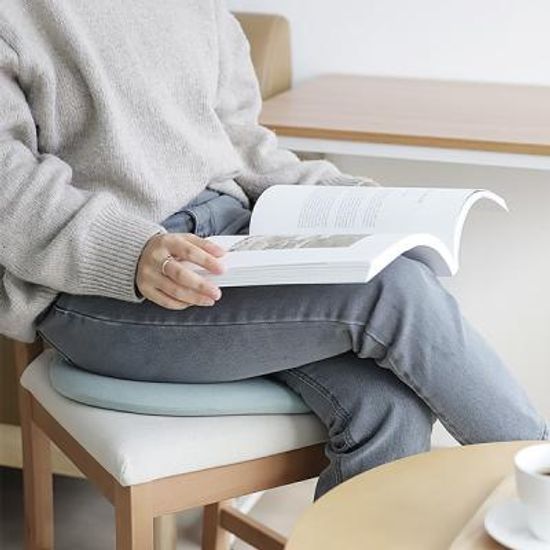 1+1 북카페사무실 고밀도 메모리폼 원형쿠션방석