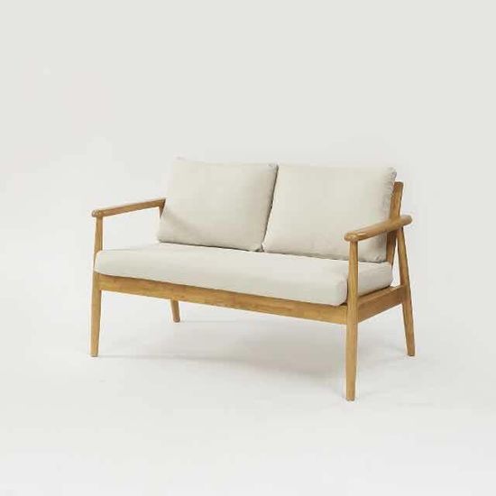 소파 고무나무 패브릭 소파 2인+소파커버세트