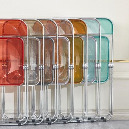 모던 심플 아크릴 폴딩 체어 접이식 의자 10color