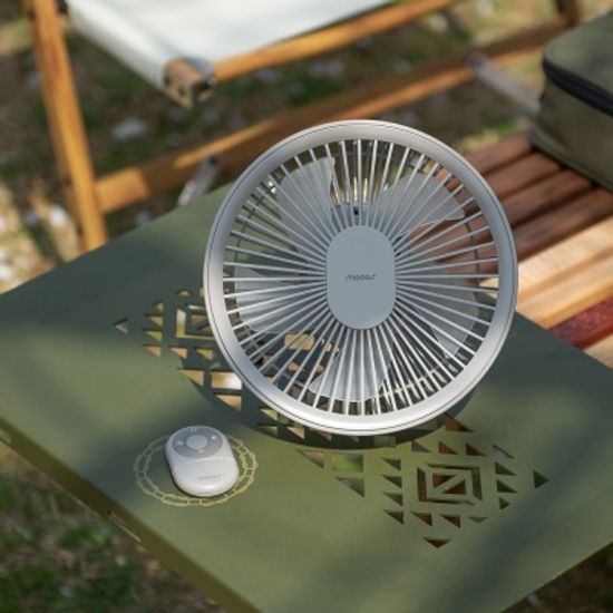 [무아스] 무선 서큘레이터 캠핑 무드등 선풍기 MF-CP5
