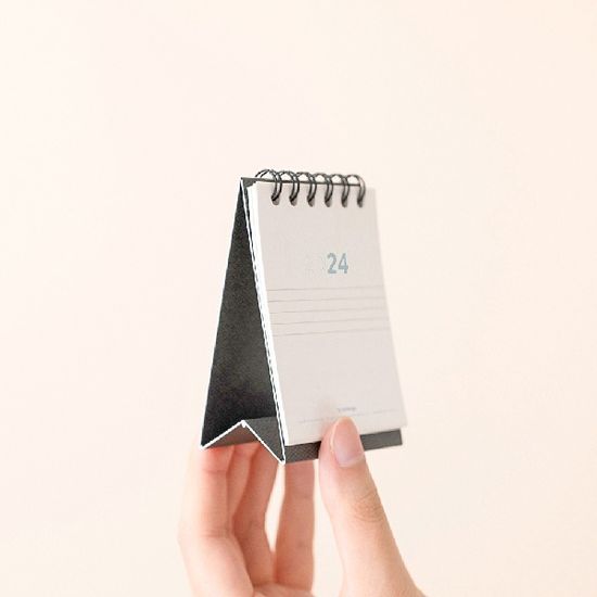 바이풀디자인 데스크 캘린더 타이니 2개 2024년