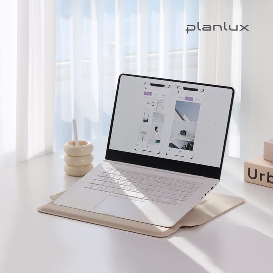 플랜룩스 3in 1 노트북 케이스 그램 맥북 가죽 파우치