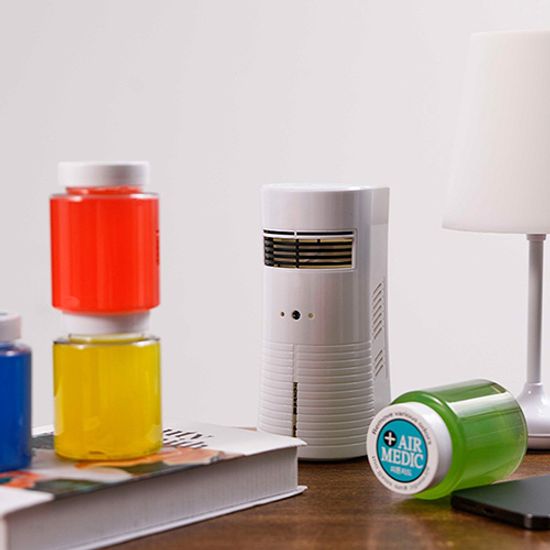 에어메딕 무선 탈취제 냄새 제거 자동분사기 HUB-2024