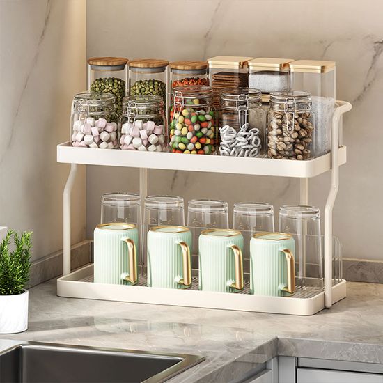 벽걸이 겸용 주방 수납 선반 틈새 수납장 철재 수납함