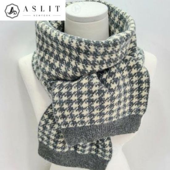 [애슬릿]하운드 체크 롱 목도리 머플러