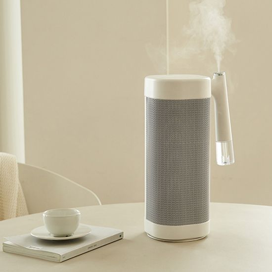 오르테 2in1 리모컨 가습기 겸용 온풍기 히터 OHM-21A