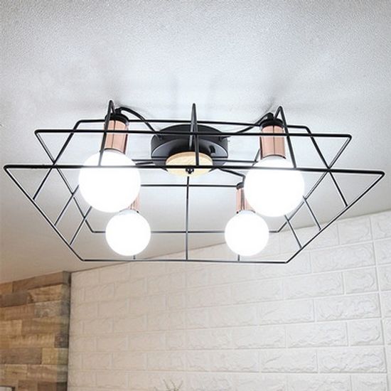 LED 스퀘어 메쉬 라이트(4등)