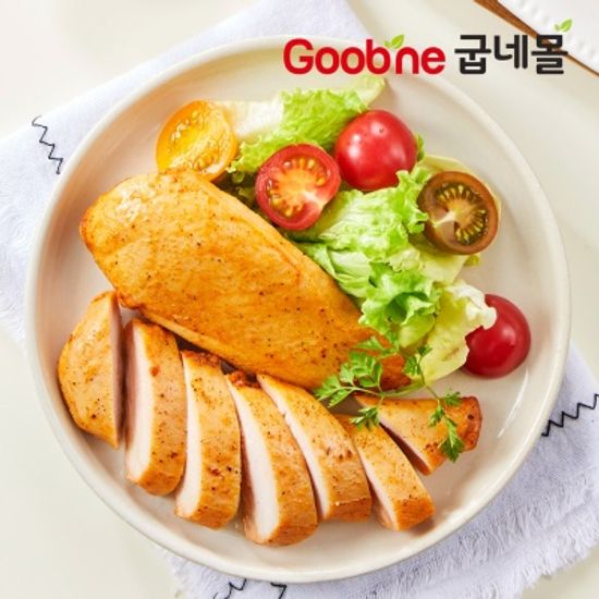 [굽네 오통닭]오븐구이 통 닭가슴살 110g 2종 1팩