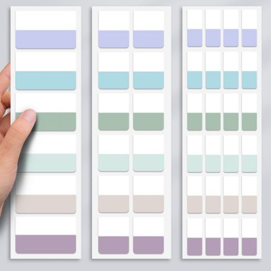 다이어리 꾸미기 인덱스 스티커 파스텔 이름표