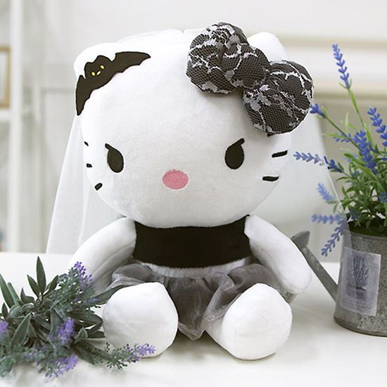 헬로키티 할로윈 봉제인형 (신부 키티) 캐릭터인형