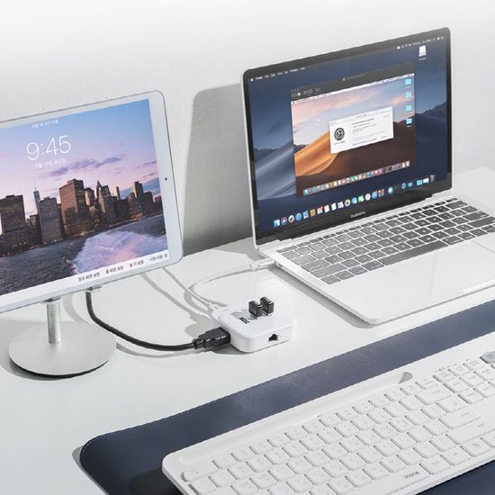 아이노트 6 in 1 멀티포트 USB 허브 CH60P