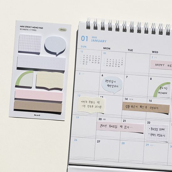 미니 점착 메모 패드