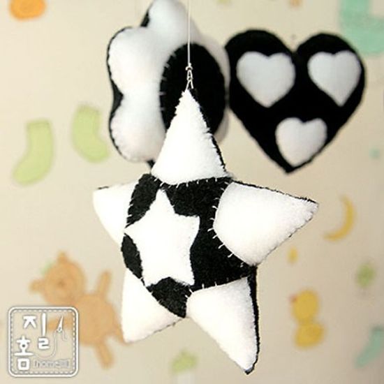 [DIY]동그라미 흑백모빌 만들기