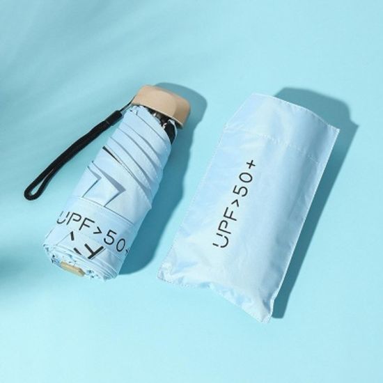 1+1 초경량 우산 미니 5단 양산 자외선차단 양우산