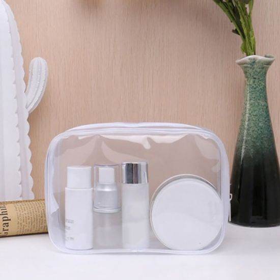 클린 사각 투명 파우치/ 물놀이 수영가방