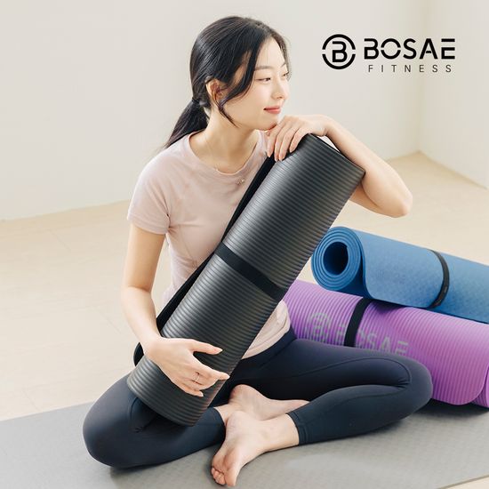보새 NBR 요가매트 10mm 스트랩 포함