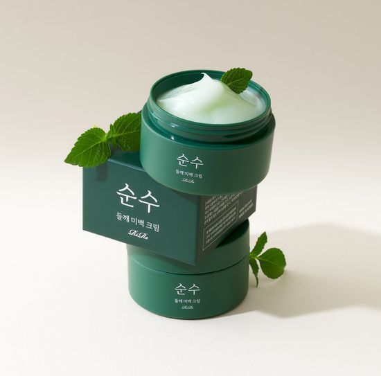 리르 순수 들깨 미백크림 - 기미 색소침착 진정탄력 