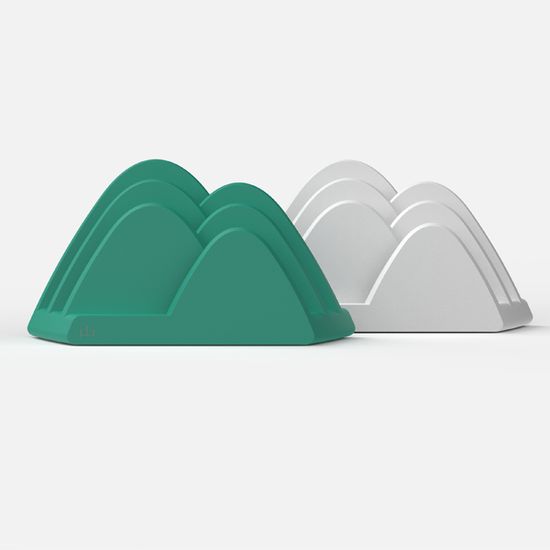 수묵화를 닮은 명함꽂이 산