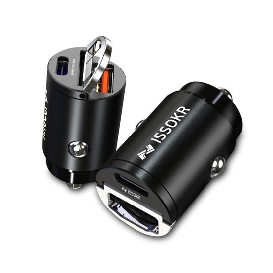 이쏘코리아 60W 시거잭 매립형 초미니 QC PD 듀얼