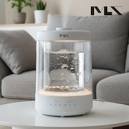 미라스 가열식 가습기 4L 대용량 분리형 물멍 가습기