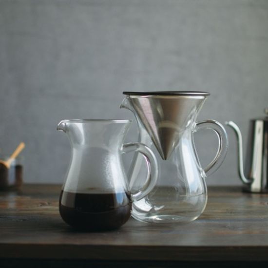 킨토 슬로우커피 SCS 카라페 세트 스텐필터