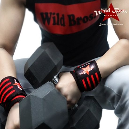 와일드브로스 헬스 손목 보호대 스트랩 1쌍