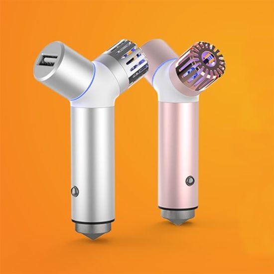 오로라 차량용 공기청정 충전기 QCC-IQC30