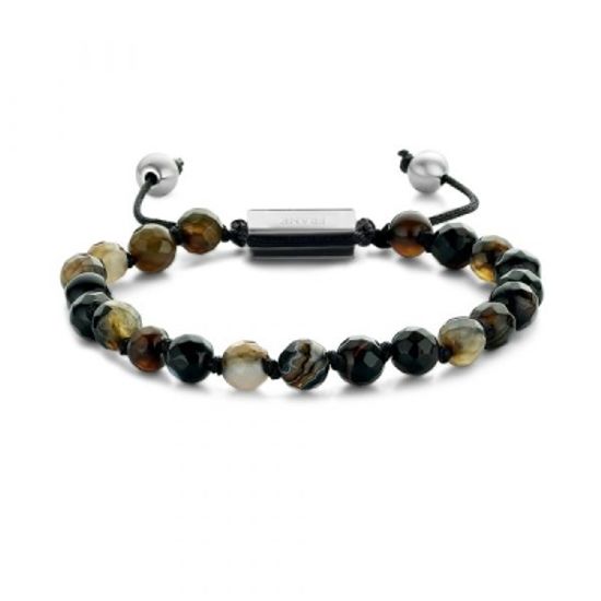 [프랭크1967] 마노 원석팔찌 다크브라운 6mm 7FB-0370