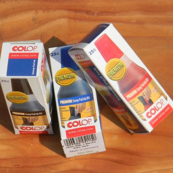 컬럽 넘버링,자동 스탬프패드 리필 잉크 PREMIUM 801