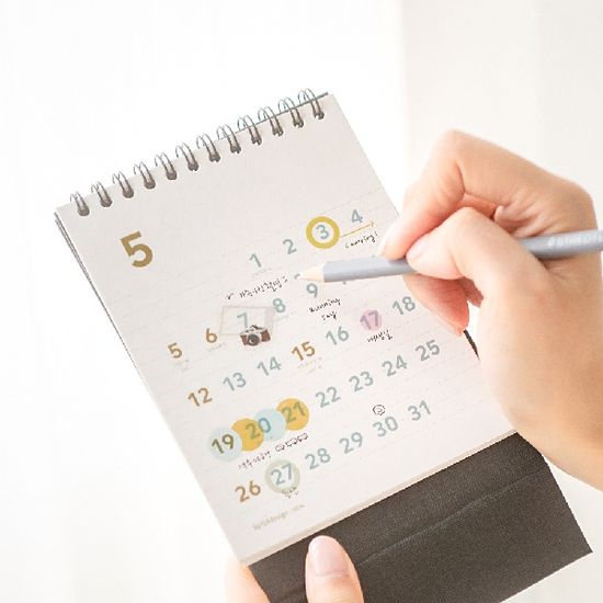 바이풀디자인 데스크 캘린더 미니 2024년