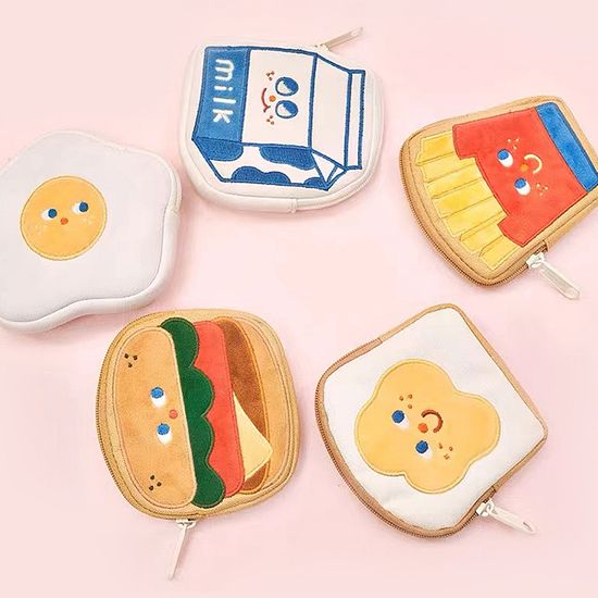 반워크 패스트푸드 동전지갑