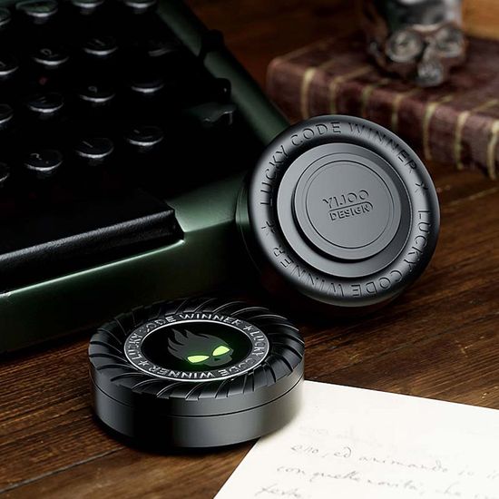 리틀 데빌 고급 야광 메탈 피젯스피너 핑거 핸드 토이