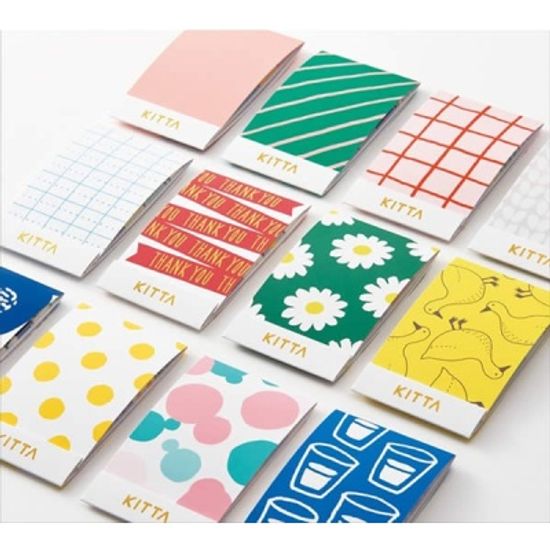 [킹짐] KITTA BASIC 마스킹테이프 4매 SET (30종 택1)